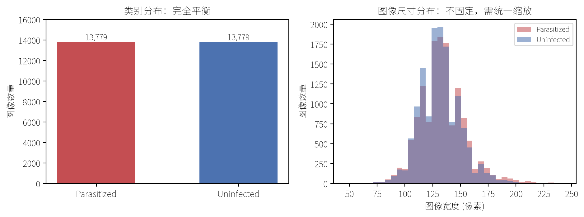 尺寸：宽度中位 130 像素，大小悬殊